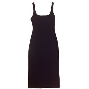 Zara navy blue long dress